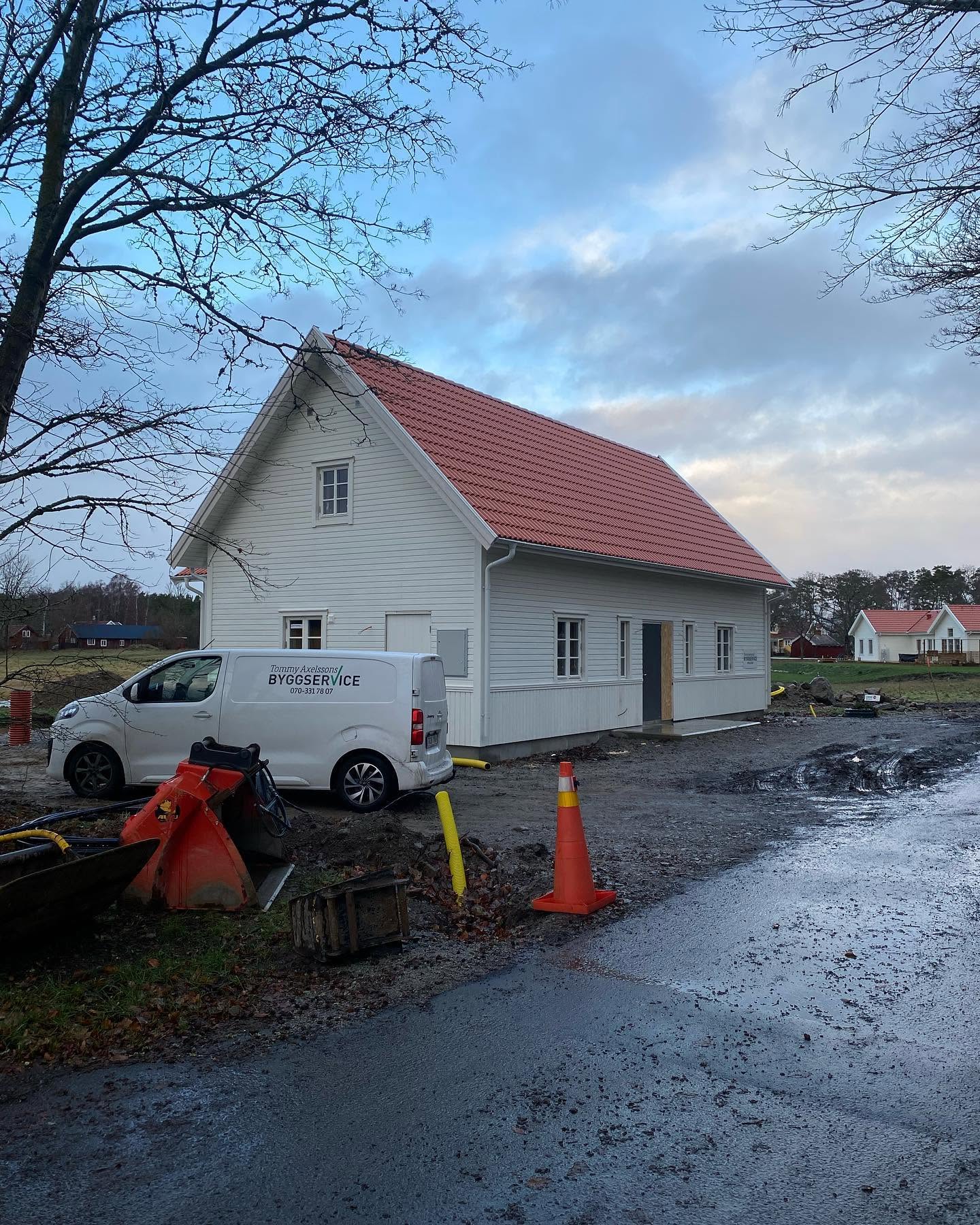 Villa med tegeltak